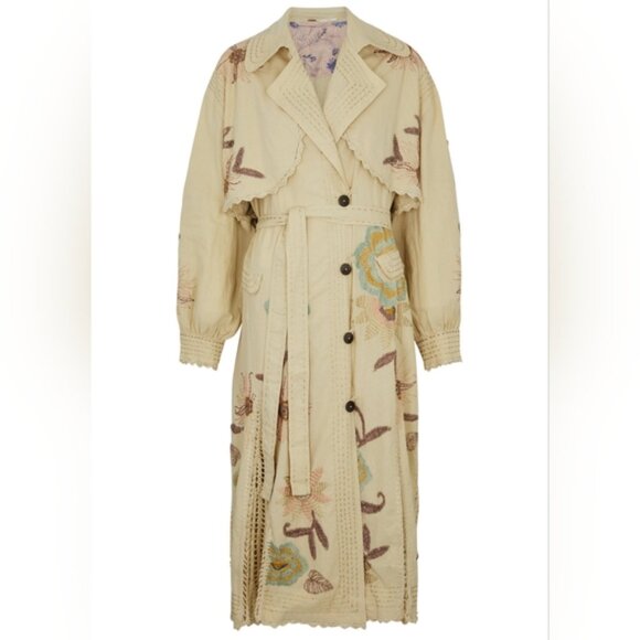 Forget Me Not Free People trench coat - Picture 2 of 5